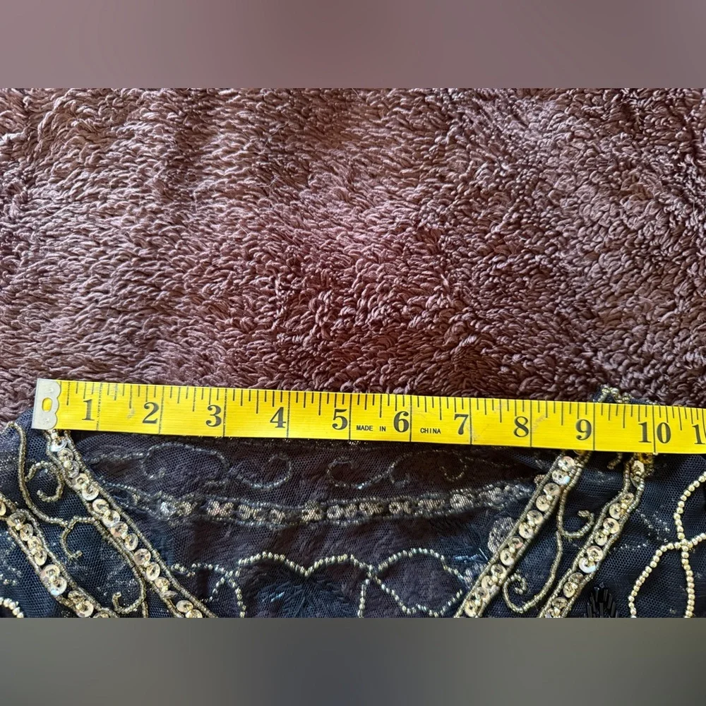 Vintage Beaded Mesh Capelet / Shawl Collar - Picture 15 of 15